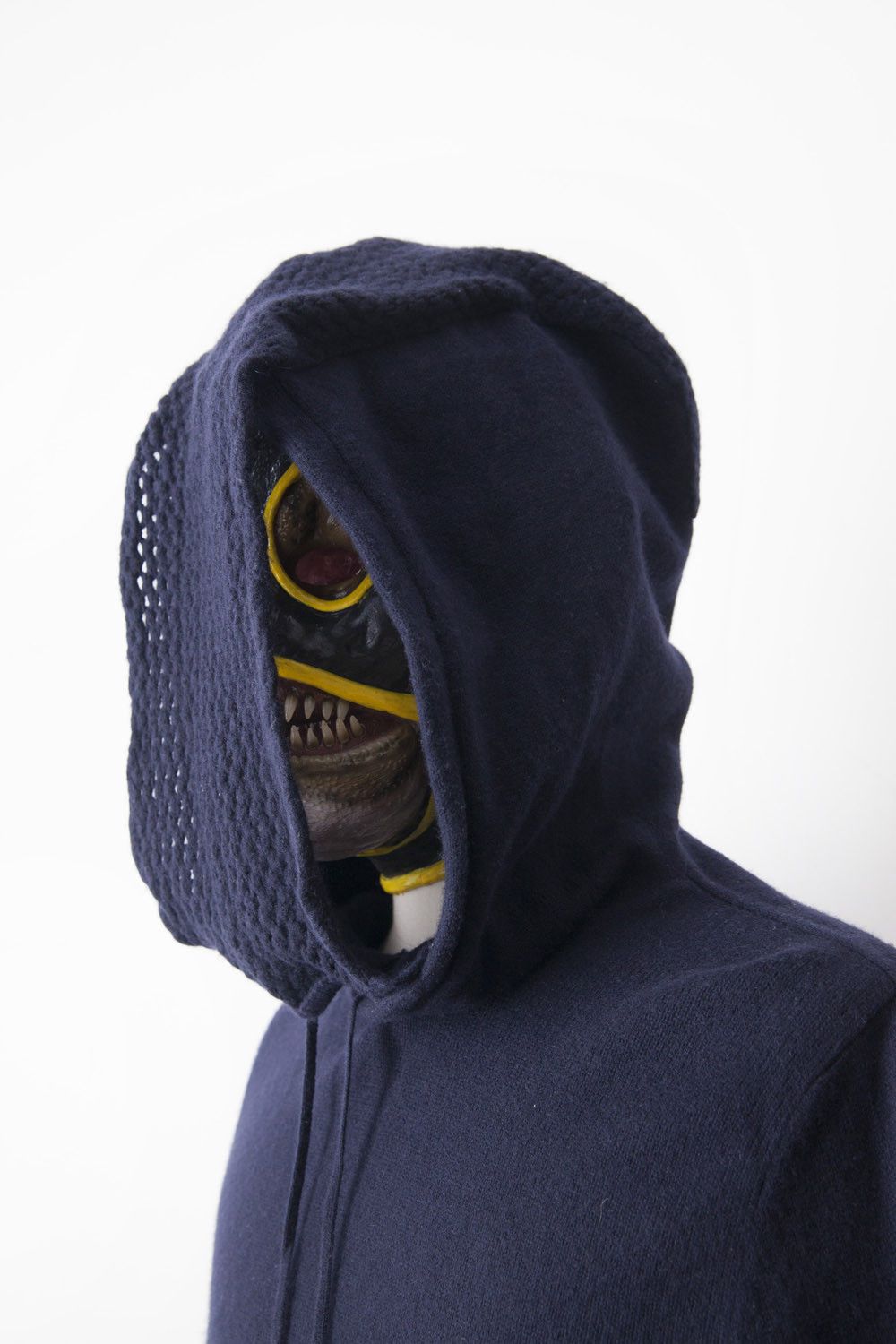 Helmut Lang AW03 cashmere Mohawk hoodie Size US S / EU 44-46 / 1 - 10 Thumbnail