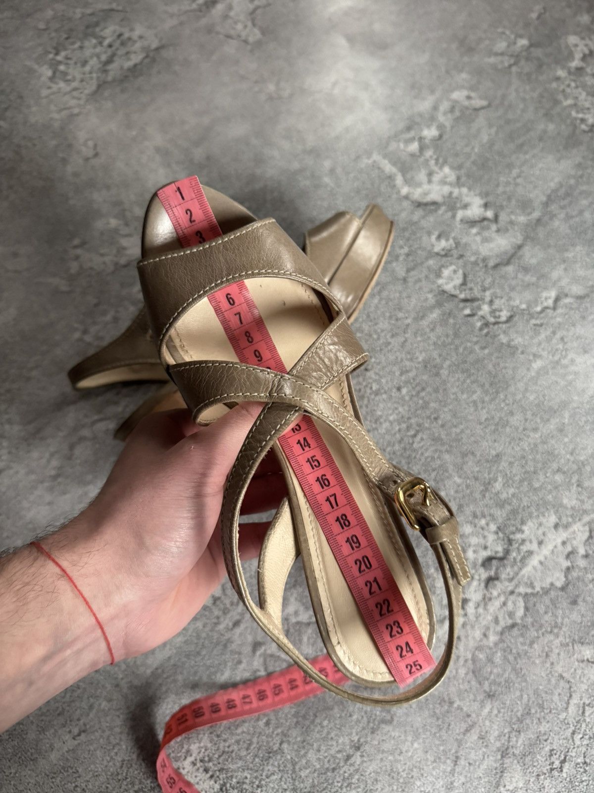 Prada Prada 38size sandals high heels shoes luxury old money 00s Size US 8 / IT 38 - 20 Thumbnail