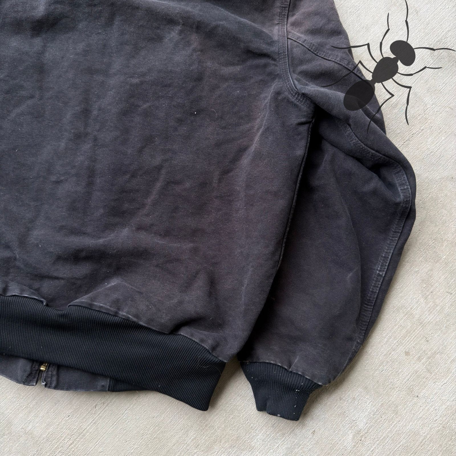 Carhartt × Vintage Carhartt black active hooded work wear jacket Size US M / EU 48-50 / 2 - 8 Thumbnail
