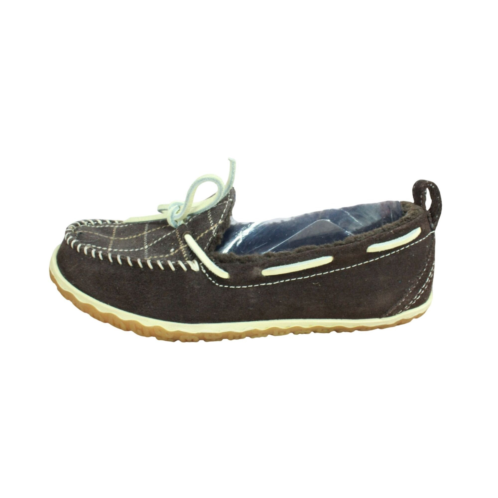 L.L. Bean LL Bean Women’s Brown Suede Plaid Lined Moc Slippers 8 Size US 8 / IT 38 - 1 Thumbnail