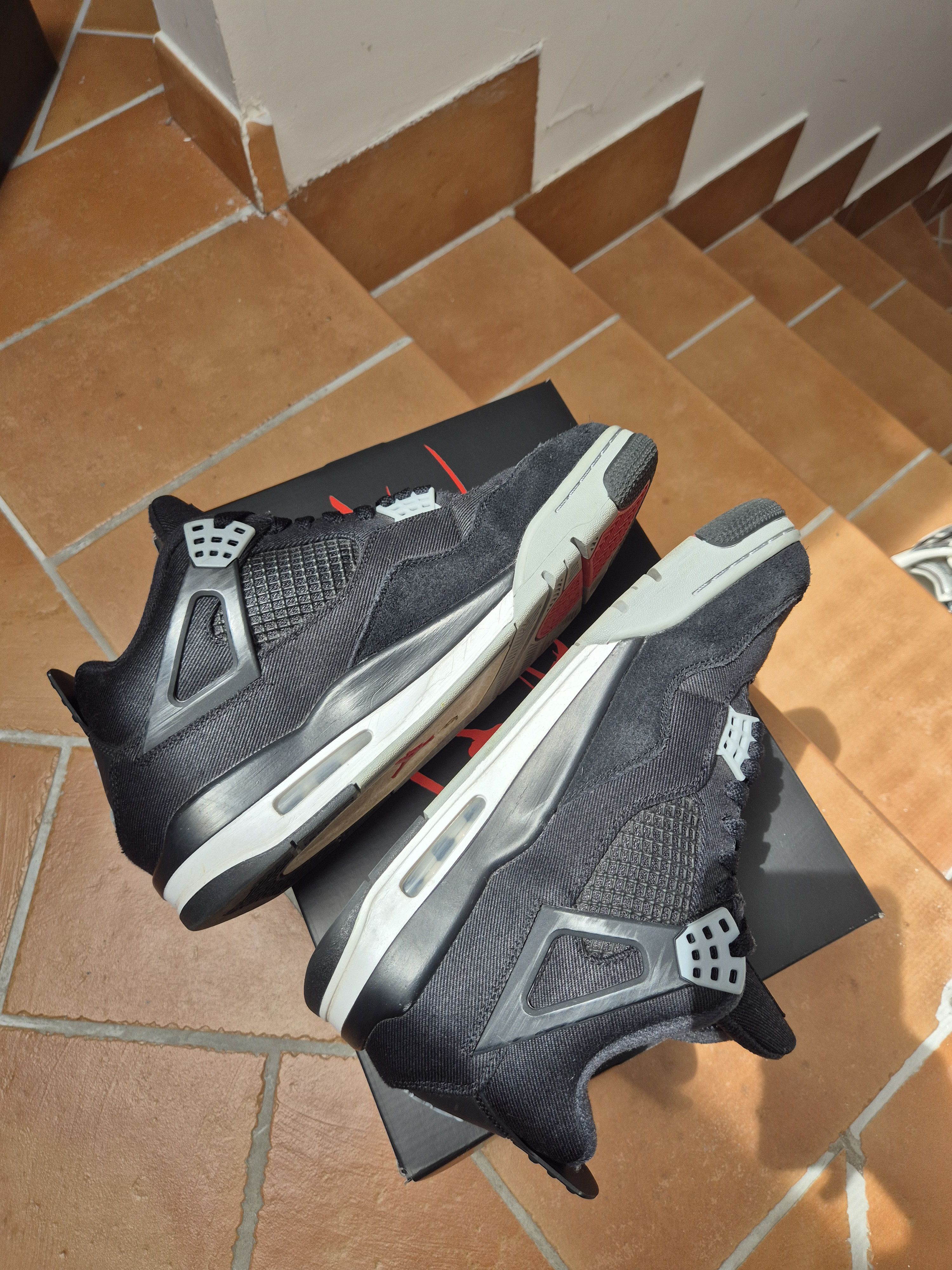 Jordan Brand Jordan 4 black canvas Size US 10 / EU 43 - 6 Thumbnail
