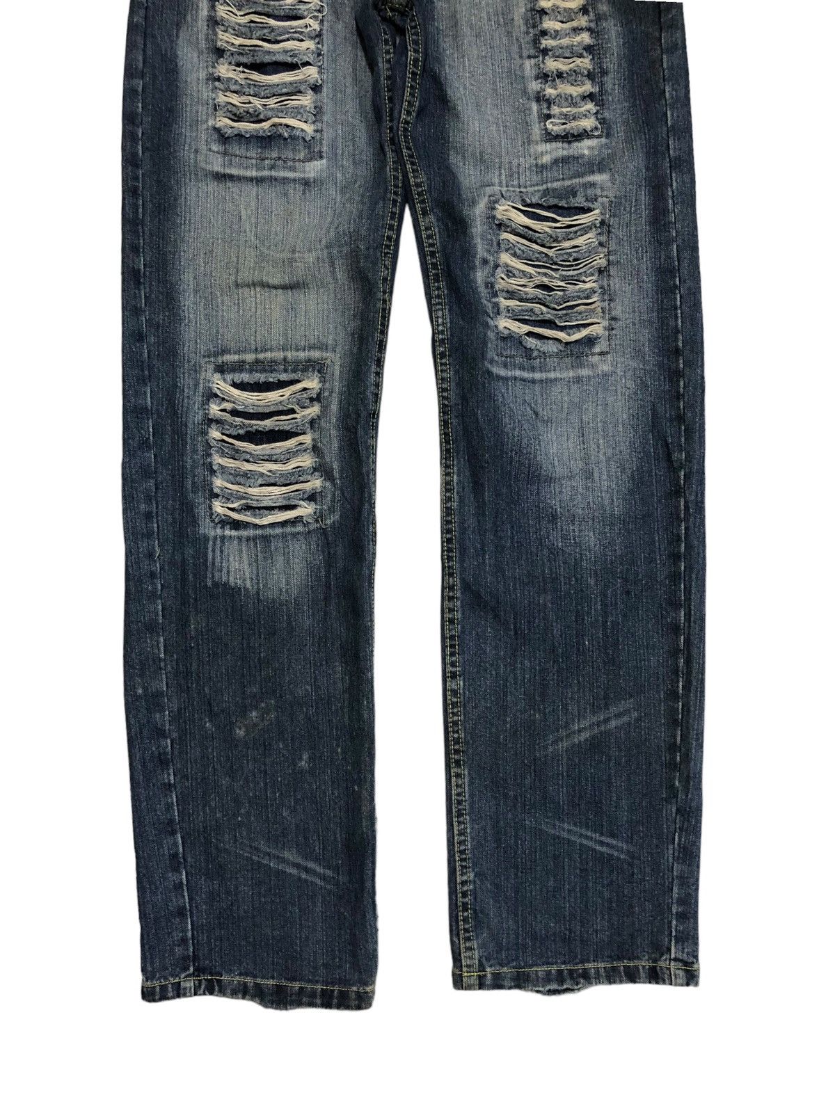 Japanese Brand Japanese brand 25 Energy distressed skull jeans Size US 32 / EU 48 - 9 Thumbnail