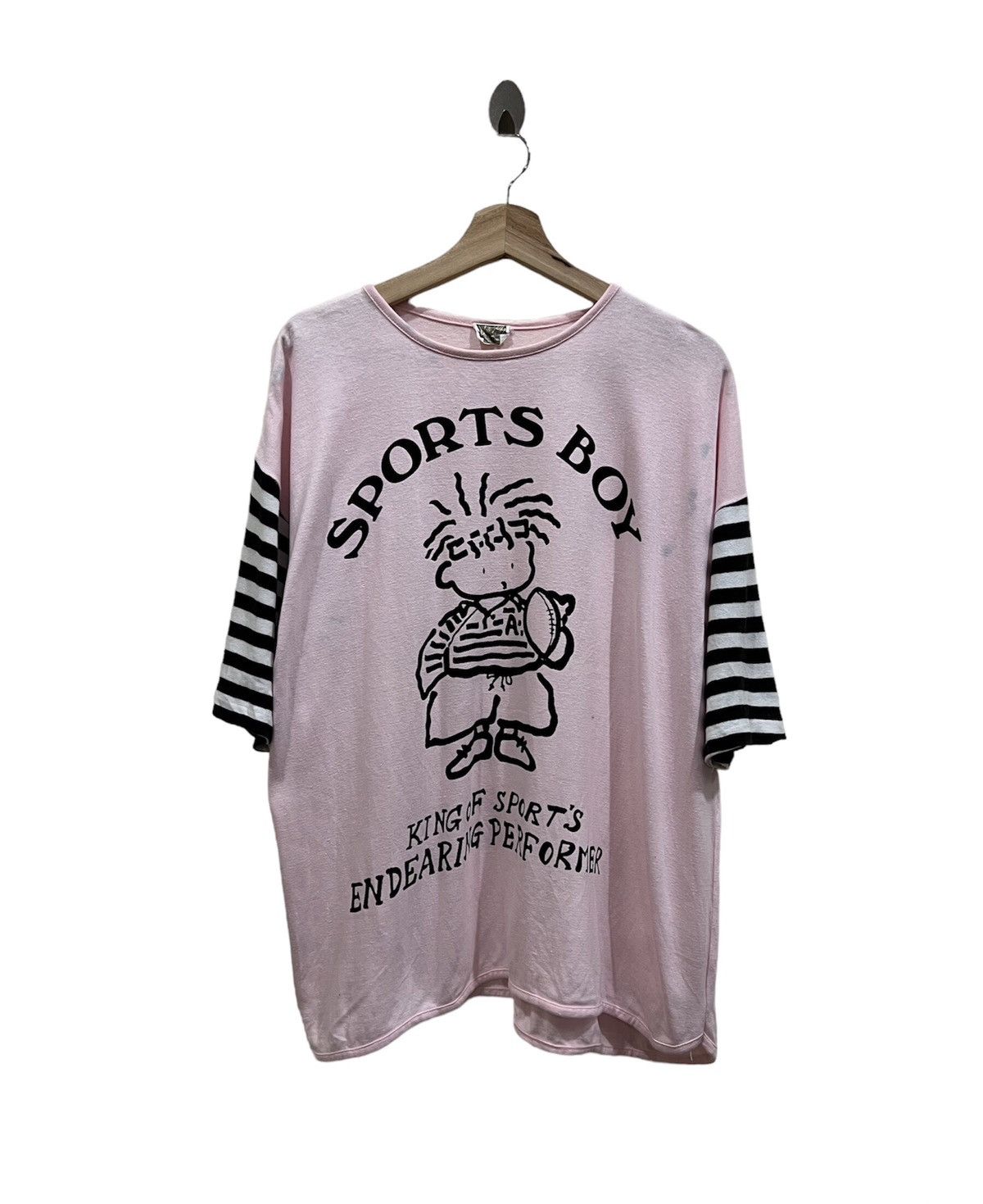 image of Cartoon Network x Vintage Sports Boy Cartoon Tshirt in Mix, Men's (Size XL)