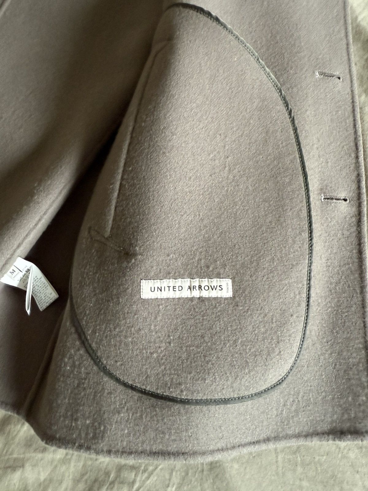 United Arrows Men’s 🇯🇵 United Arrows Double Face Wool Driving Jacket Sz M Size US M / EU 48-50 / 2 - 12 Thumbnail