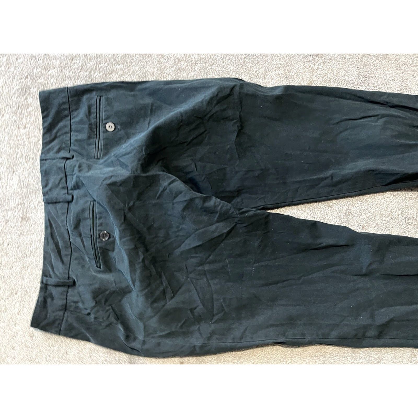 Vintage New York & Company Pants Cropped Mid-Rise Stretch Black 8 Womens Modern Size 30" / US 8 / IT 44 - 4 Thumbnail