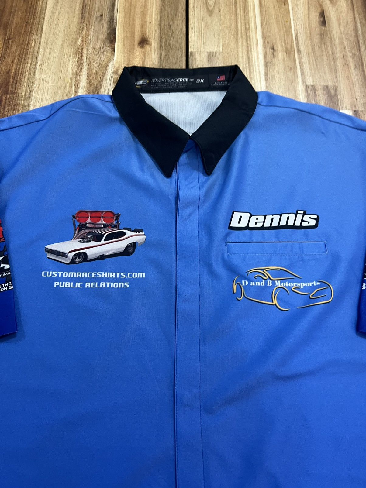 NASCAR Dennis Nascar WorkShirts Size US XXL / EU 58 / 5 - 3 Thumbnail