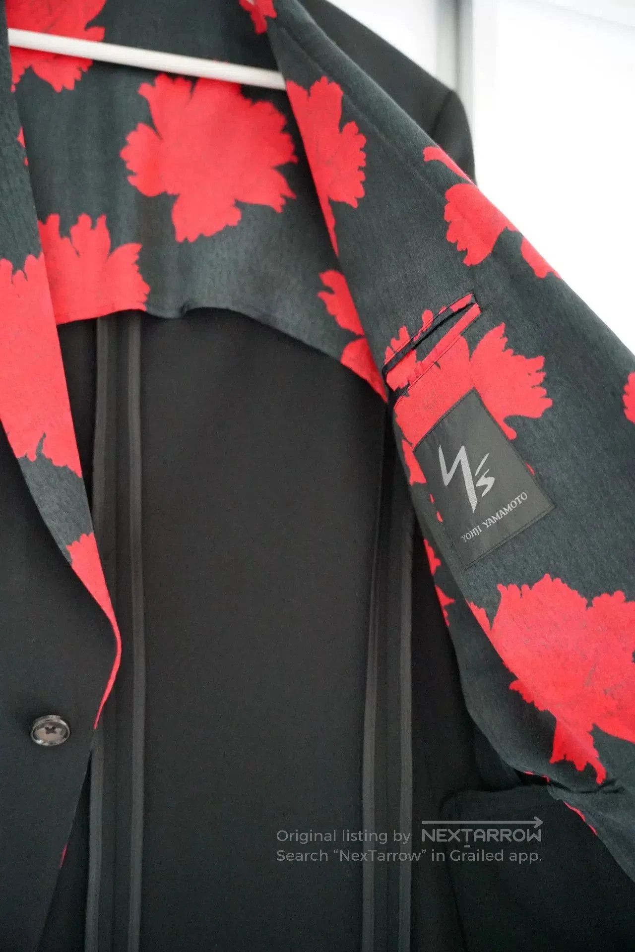 Yohji Yamamoto yohji yamamoto floral collar black suit. Size US M / EU 48-50 / 2 - 5 Thumbnail