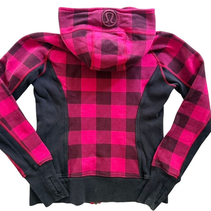 Lululemon Lululemon Scuba Hoodie Size 8 RARE Buffalo Check Red Black Size M / US 6-8 / IT 42-44 - 9 Thumbnail
