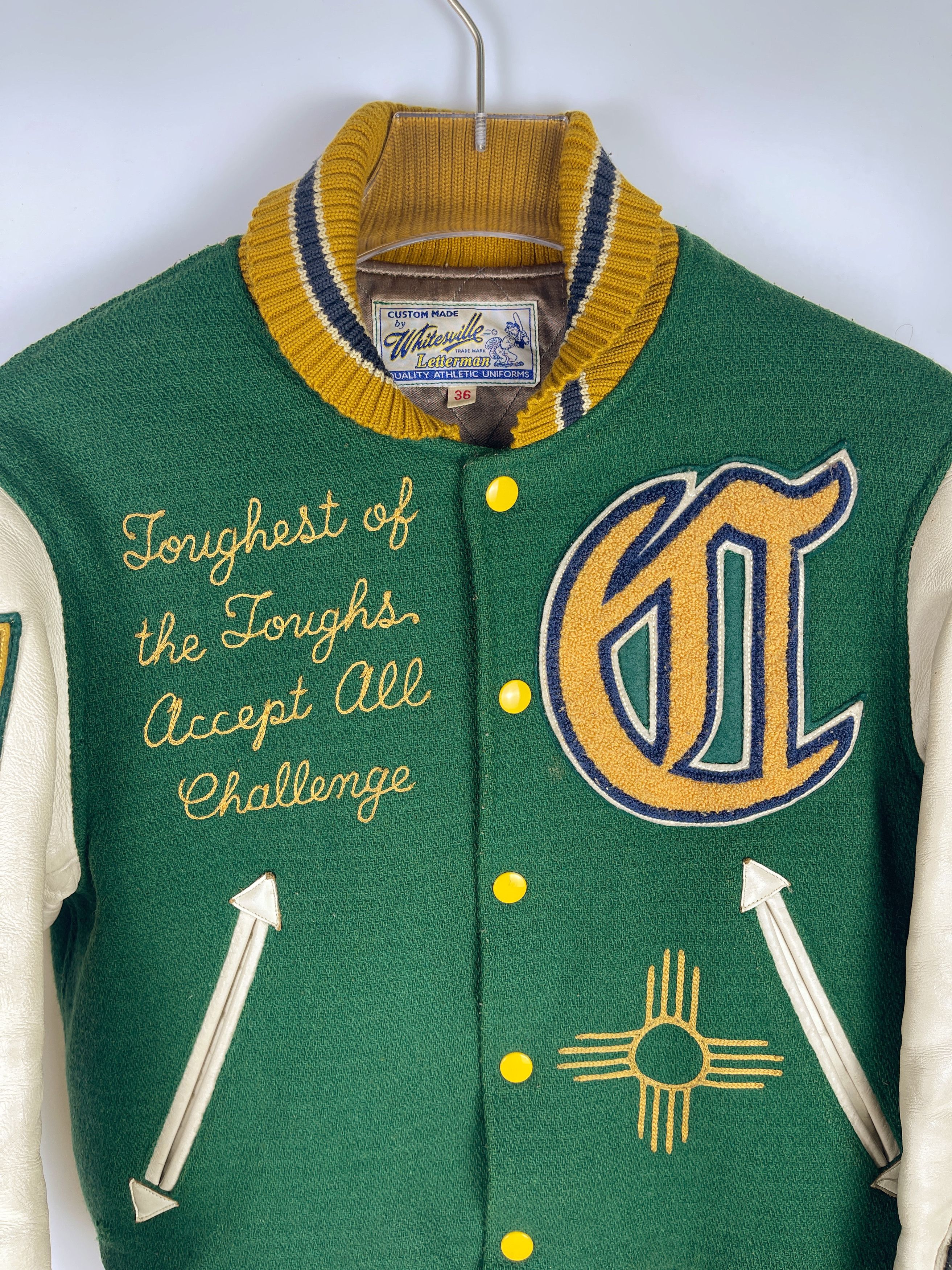 Toyo Enterprises Indian American Varsity Jacket Size US S / EU 44-46 / 1 - 11 Thumbnail