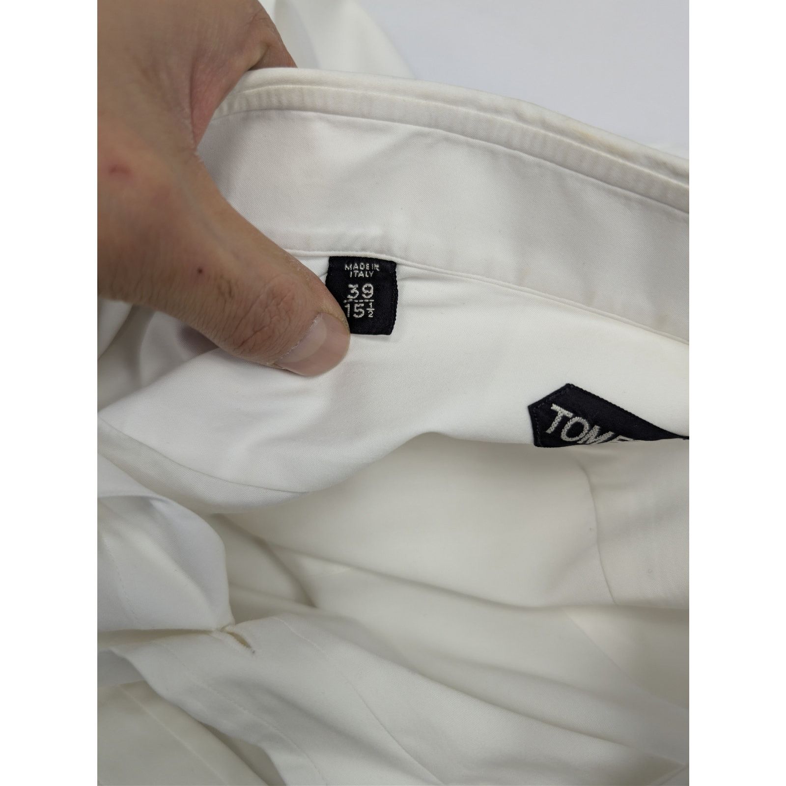 Tom Ford o1rshd1 CC20 classic cotton poplin dress Button up Shirt Size US S / EU 44-46 / 1 - 17 Thumbnail