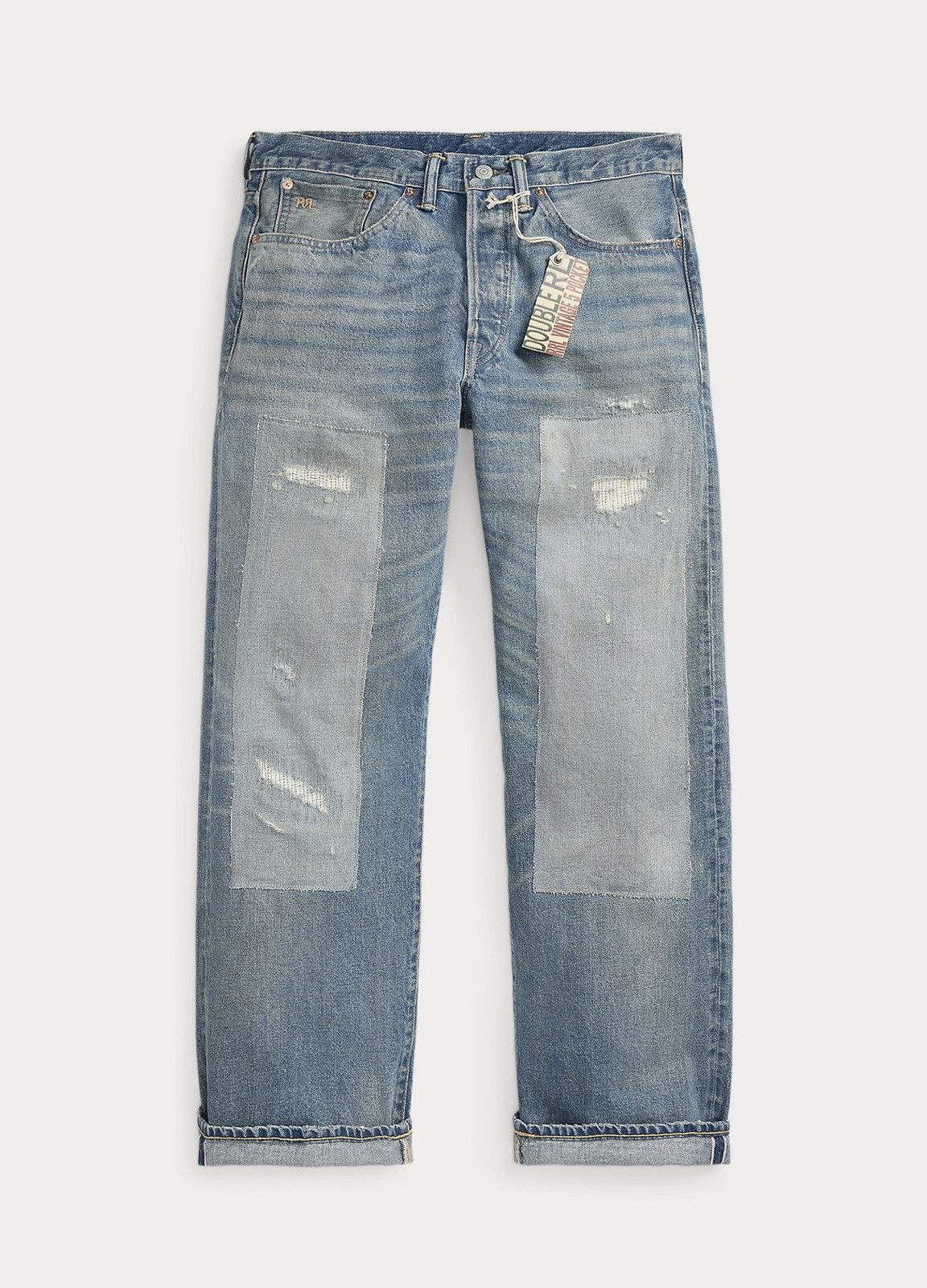 RRL SELVEDGE DENIM VINTAGE 5 POCKET MIDLANDS WASH