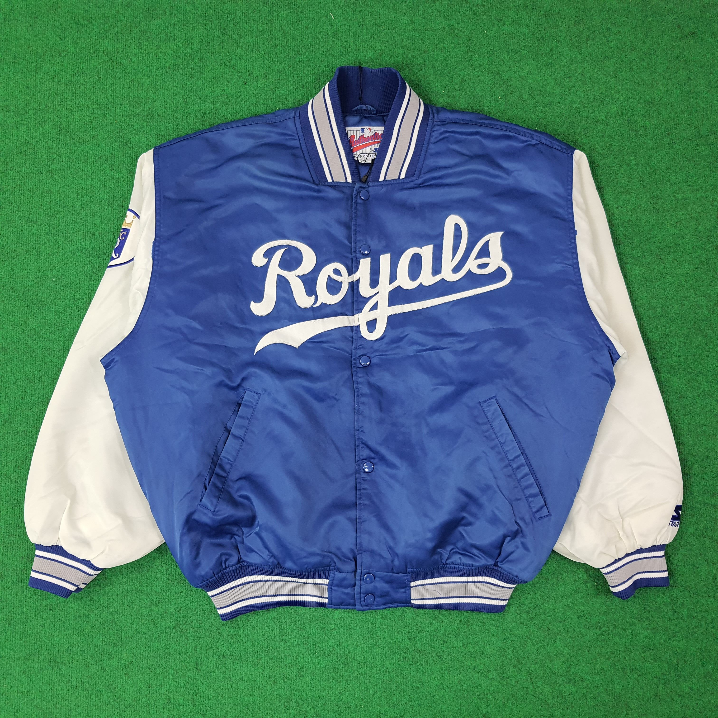 Starter Vintage Strater MLB Royals Varsity Jacket C262N26 Size US XXL / EU 58 / 5 - 1 Thumbnail