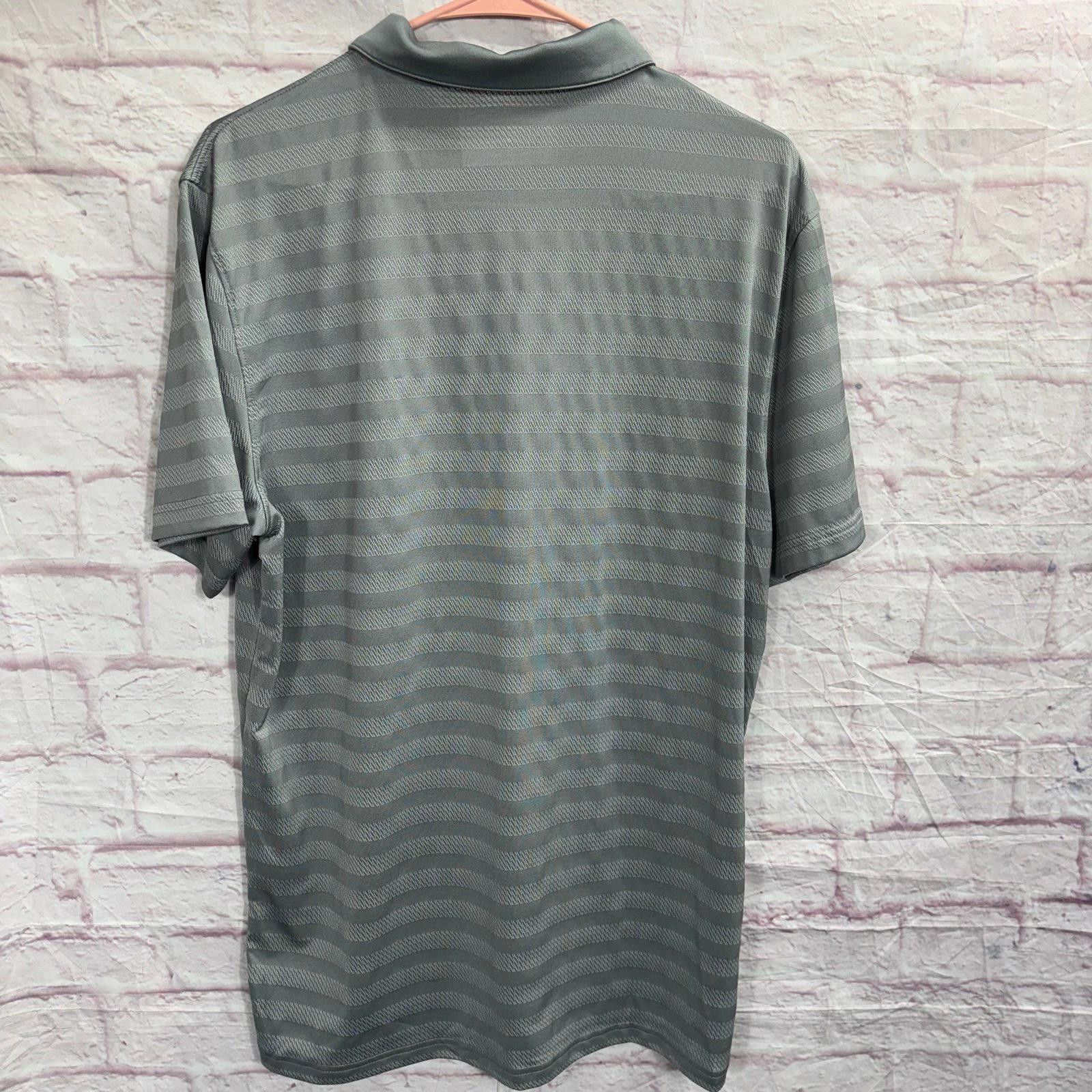 Southern Tide Southern Tide Men's Gray Striped Polo Shirt Medium Size US M / EU 48-50 / 2 - 4 Thumbnail