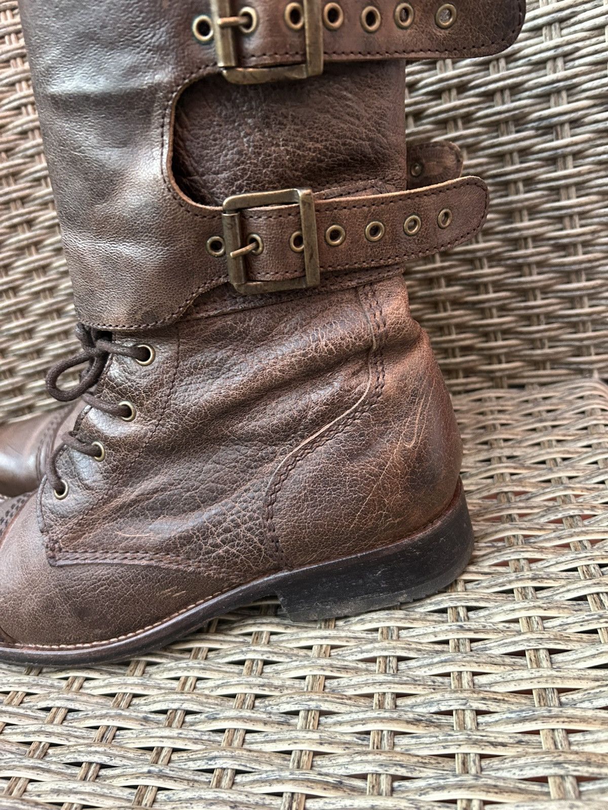 Allsaints All Saints Leather Combat Boots Size UK8 Women’s Size US 10.5 / IT 40.5 - 4 Thumbnail
