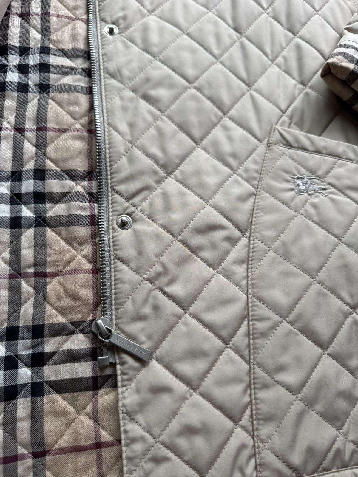 Burberry Burberry Quilted Nova Check Jacket Size 38 Size XS / US 0-2 / IT 36-38 - 4 Thumbnail