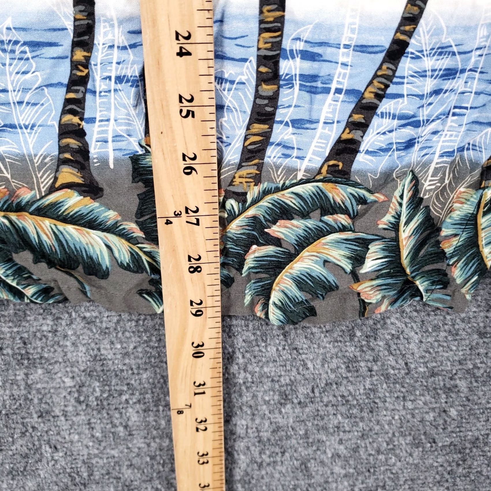 Vintage Batik Bay Shirt Mens XL Black Hawaiian Camp Palm Tree Short Sleeve Button-Up Size US XL / EU 56 / 4 - 5 Thumbnail