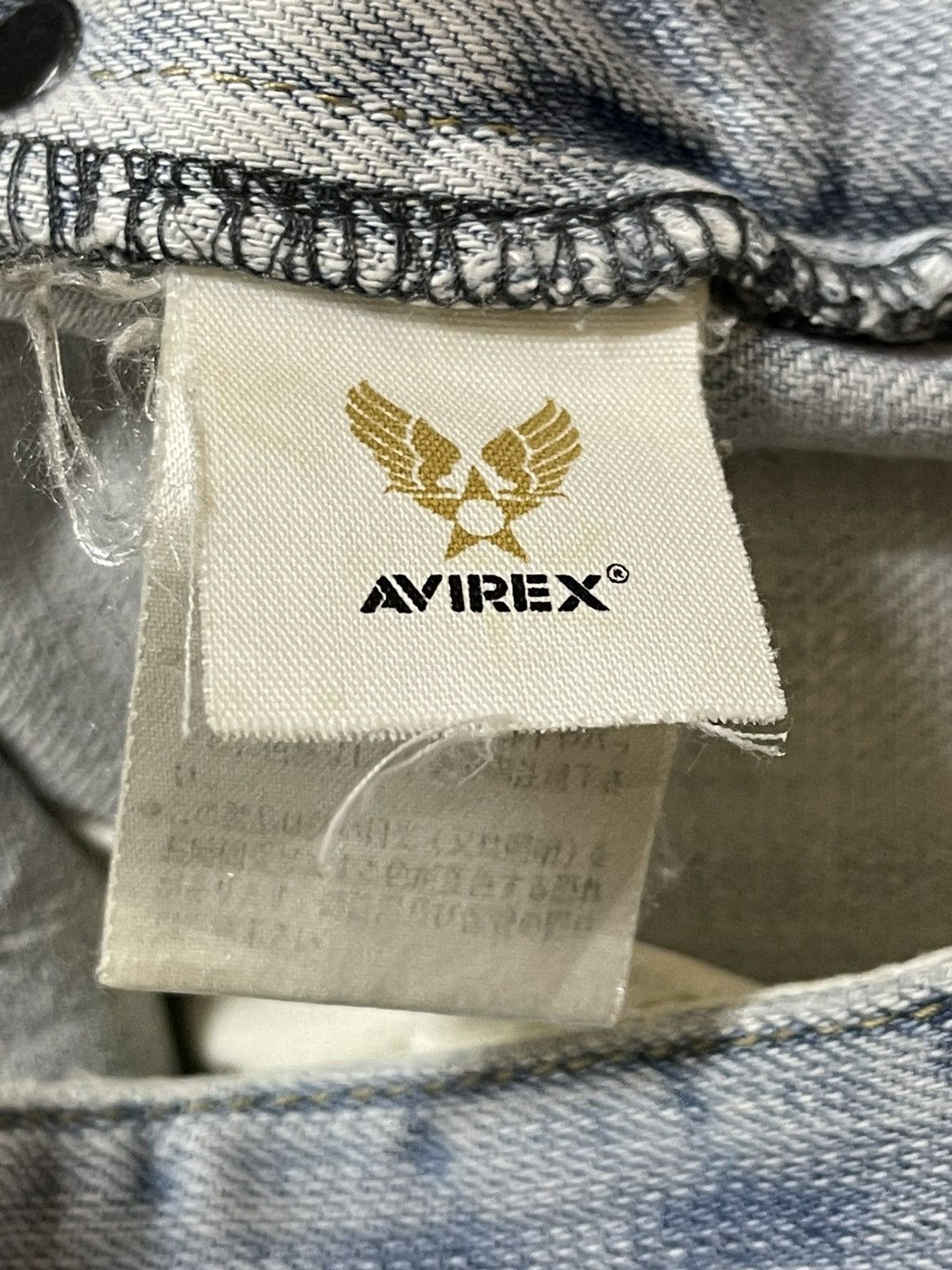 Avirex Vintage Avirex Blue Faded Wash Tactical Style Baggy Jeans Size US 36 / EU 52 - 8 Thumbnail