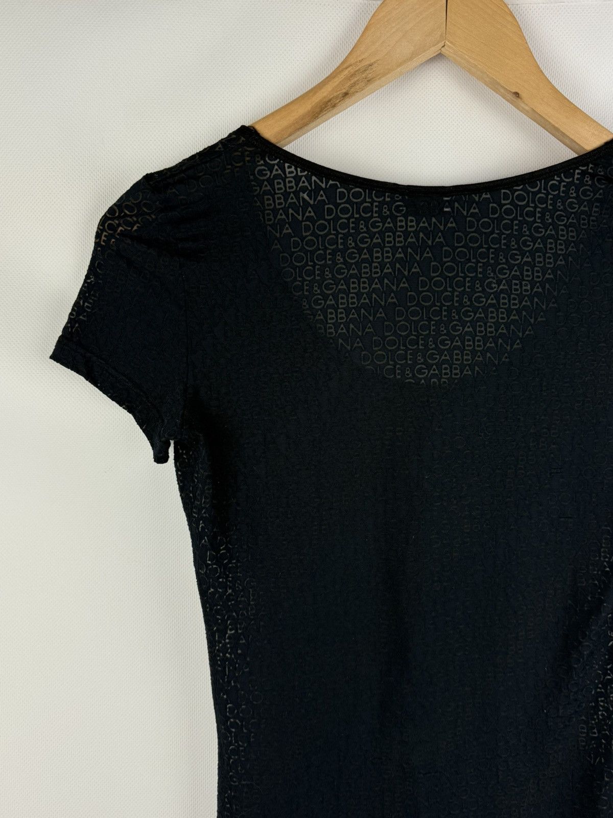 Dolce & Gabbana Dolce & Gabbana Ladies Short Sleeve Monogram T Shirt Top Size M / US 6-8 / IT 42-44 - 14 Thumbnail