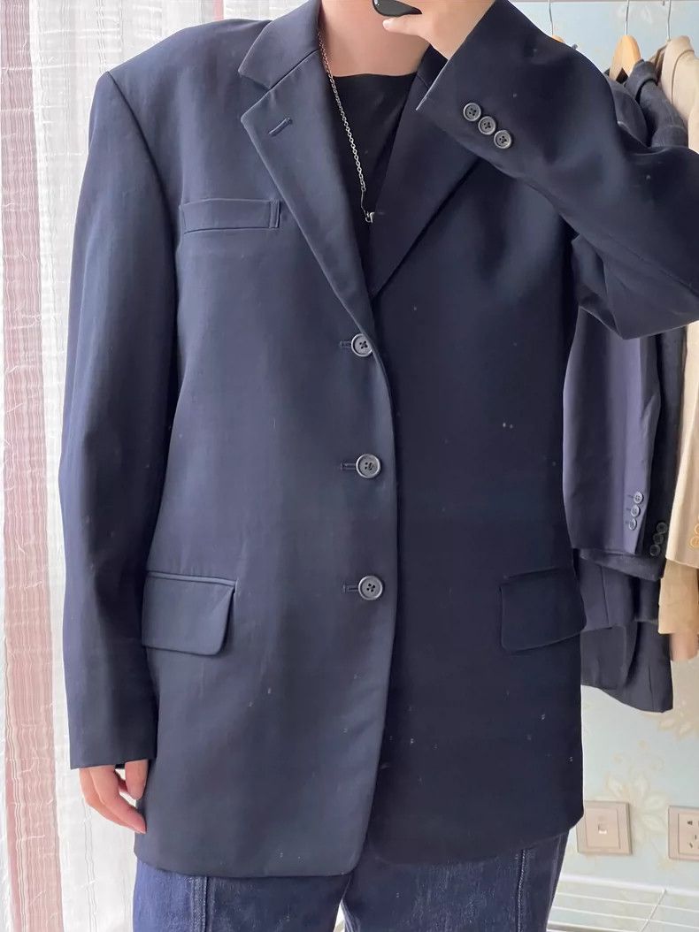 Yohji Yamamoto Yohji Yamamoto size m Silhouette blazer 2504-Nextarrow Size 36R - 2 Thumbnail