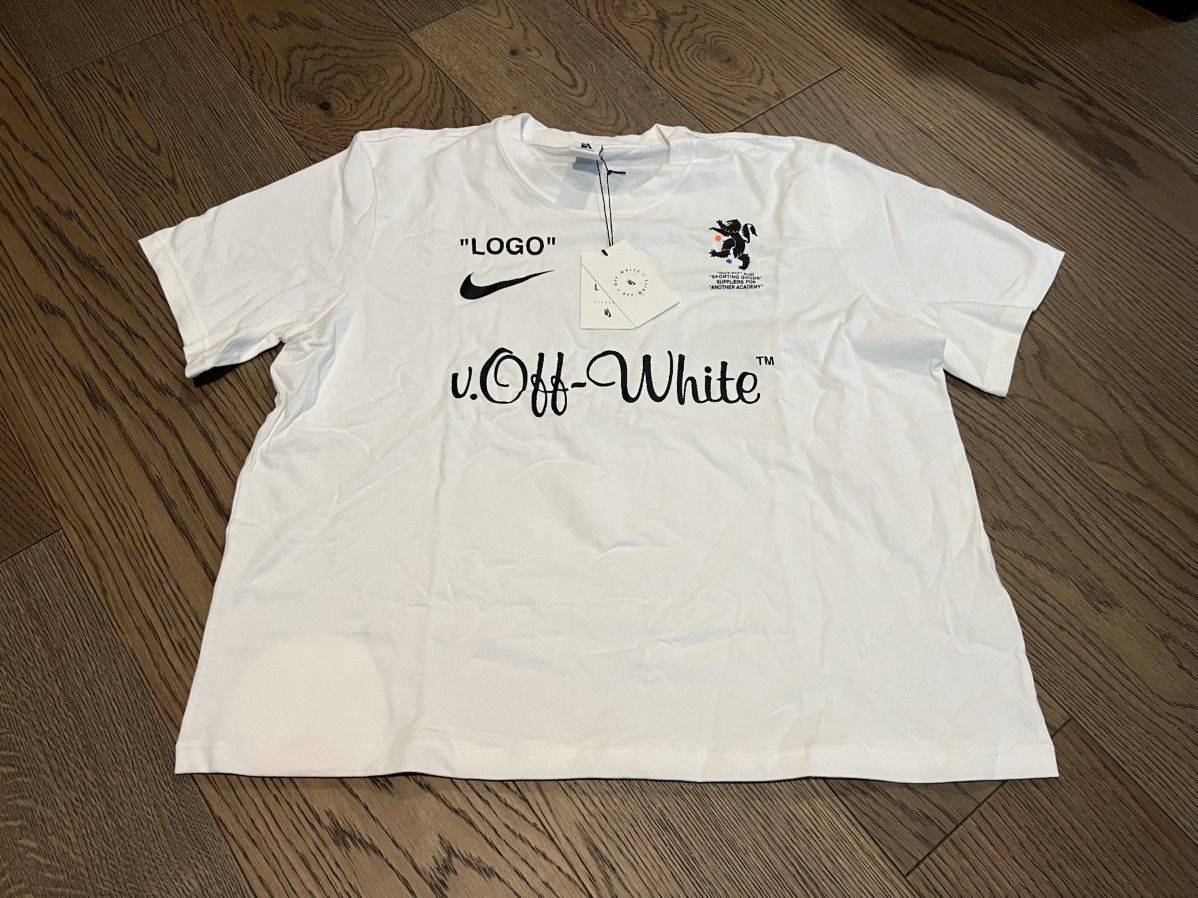 Nike × Off-White Nike x Off-White “Logo” Shirt White Large Size US L / EU 52-54 / 3 - 1 Thumbnail