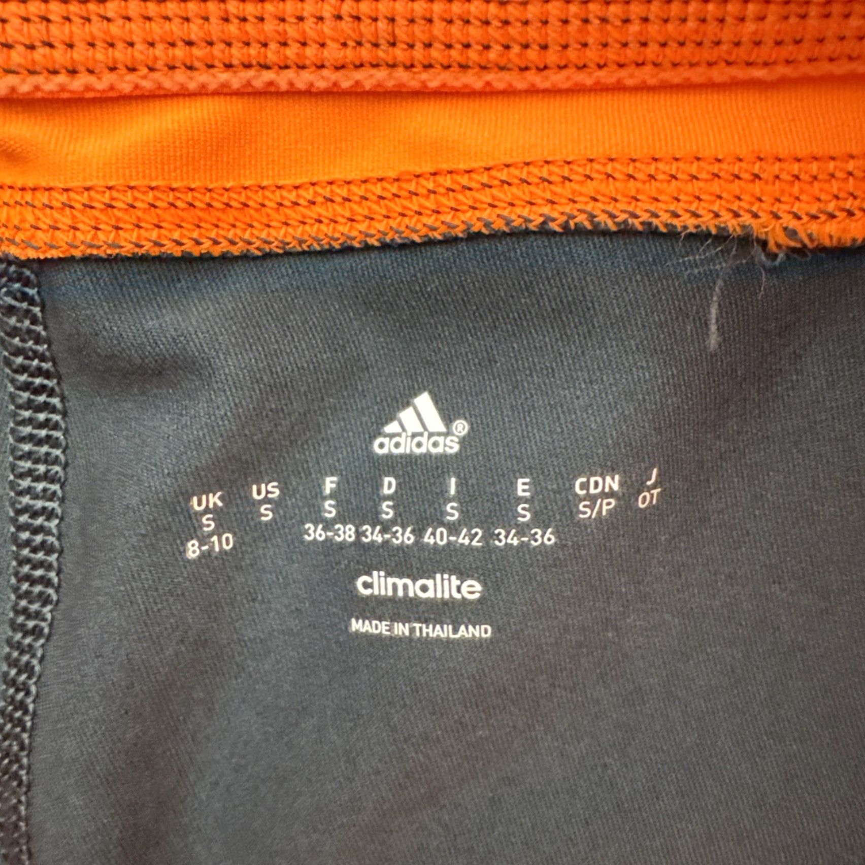 Adidas Adidas Leggings Women Small Cropped Capri Climalite Athletics Activewear Streetwear Cardio Yoga Gym Gorpcore Black 88% Polyester 12% Spandex Size 28" / US 6 / IT 42 - 7 Thumbnail
