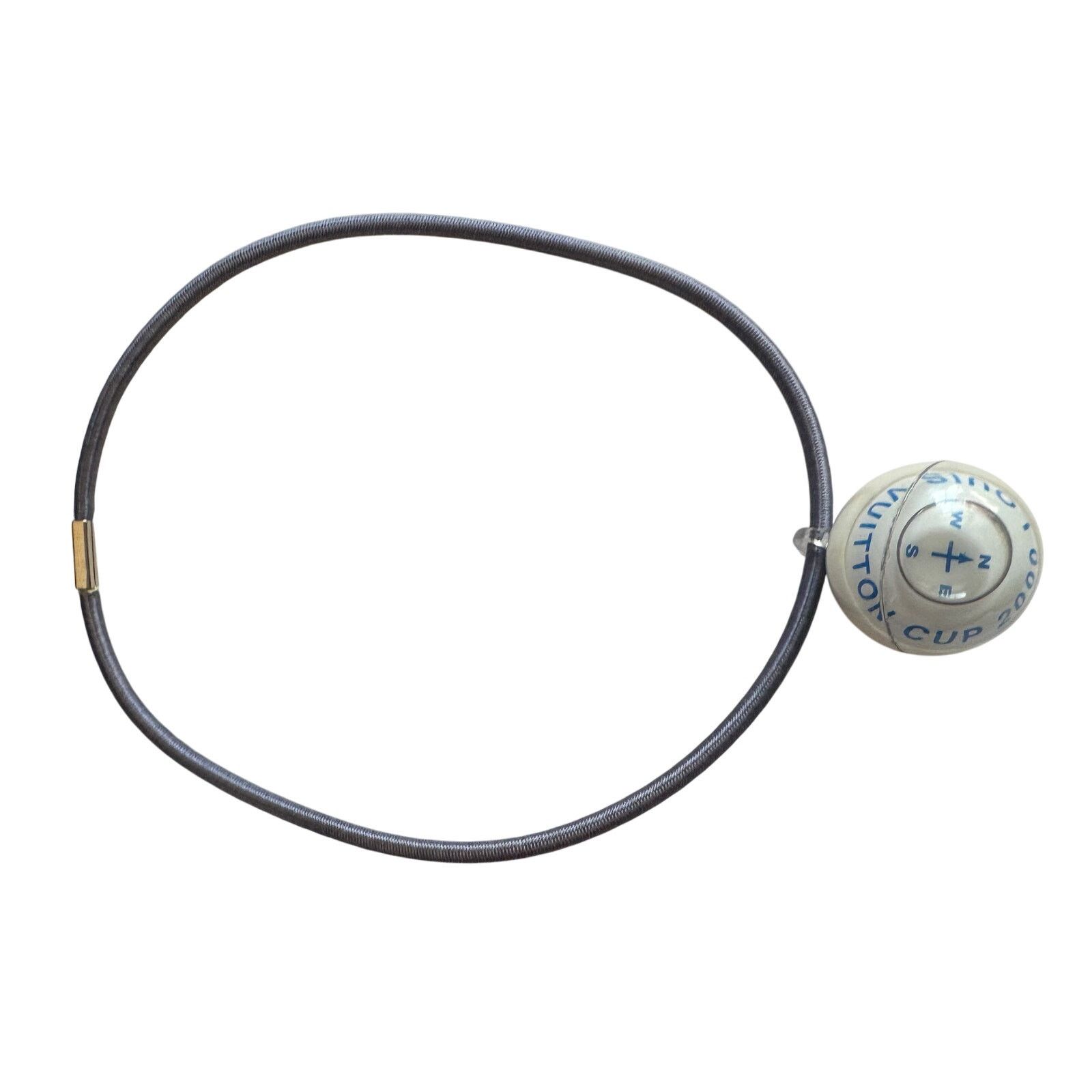 Louis Vuitton Louis Vuitton Cup 2000 Compass Necklace -Blue Size ONE SIZE - 5 Thumbnail