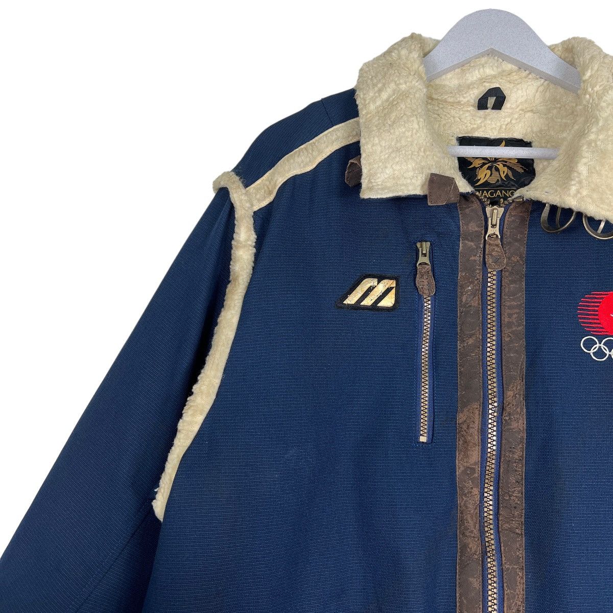 Mizuno ☀️NAGANO JAPAN OLYMPIC 1998 WINTER SHERPA JACKET Size US M / EU 48-50 / 2 - 5 Thumbnail
