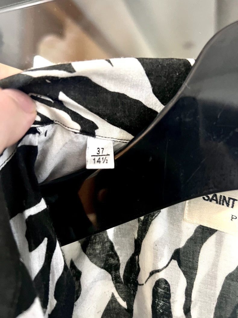 Saint Laurent Paris saint laurent black white hawaiian shirt-2507 Size US S / EU 44-46 / 1 - 4 Thumbnail