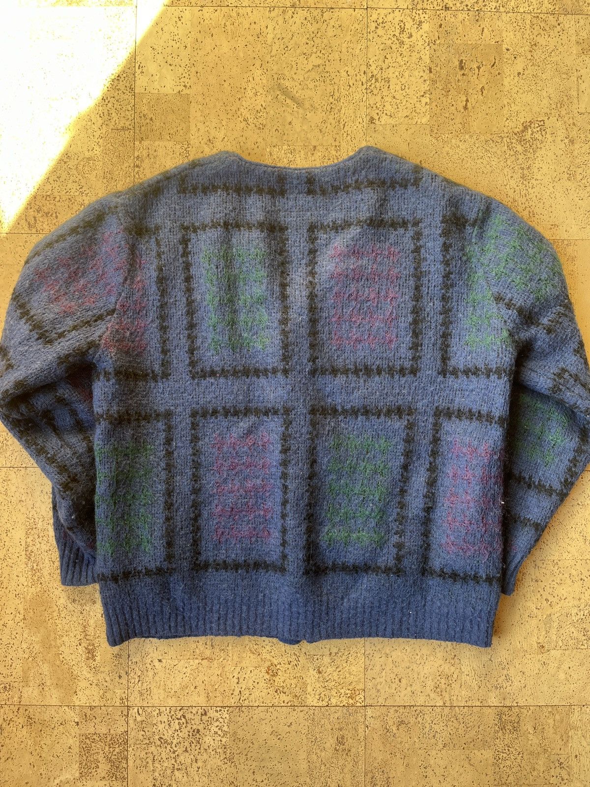 Beams Japan Double Jacquard Cardigan Size US M / EU 48-50 / 2 - 2 Thumbnail