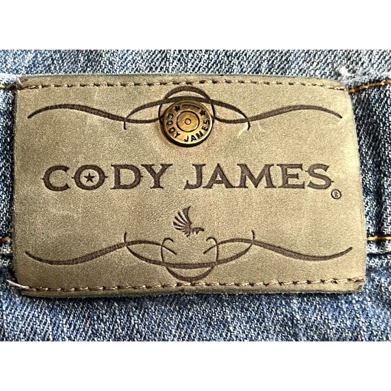 Cody James Cody James Jeans Mens 29 X 32 Blue Cowboy Western Denim Straight Stretch Rodeo Jeans Size US 29 - 6 Thumbnail