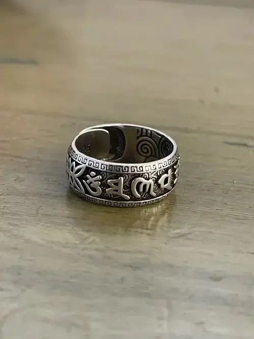 Japanese Brand Punk encrypted ring Size ONE SIZE - 4 Thumbnail