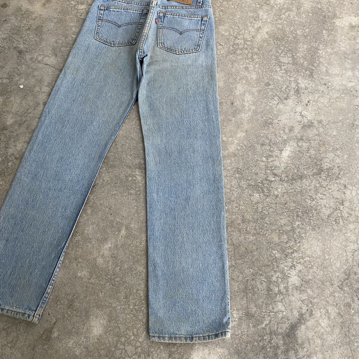 Levi's Vintage 1994 Levis 501 Light Blue Denim Jeans Size US 27 - 18 Thumbnail