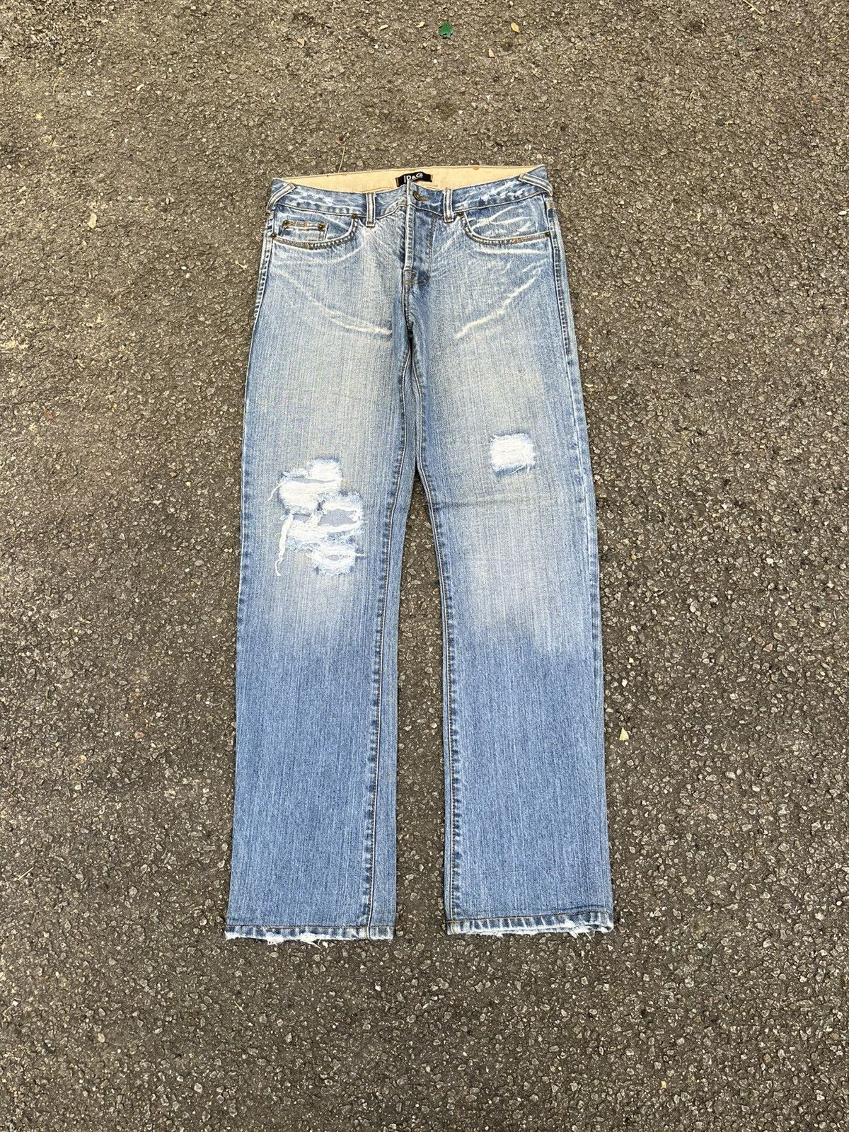 Dolce & Gabbana Vintage Dolce & Gabbana Distressed Denim Faded Jeans D&G Size US 32 / EU 48 - 2 Thumbnail