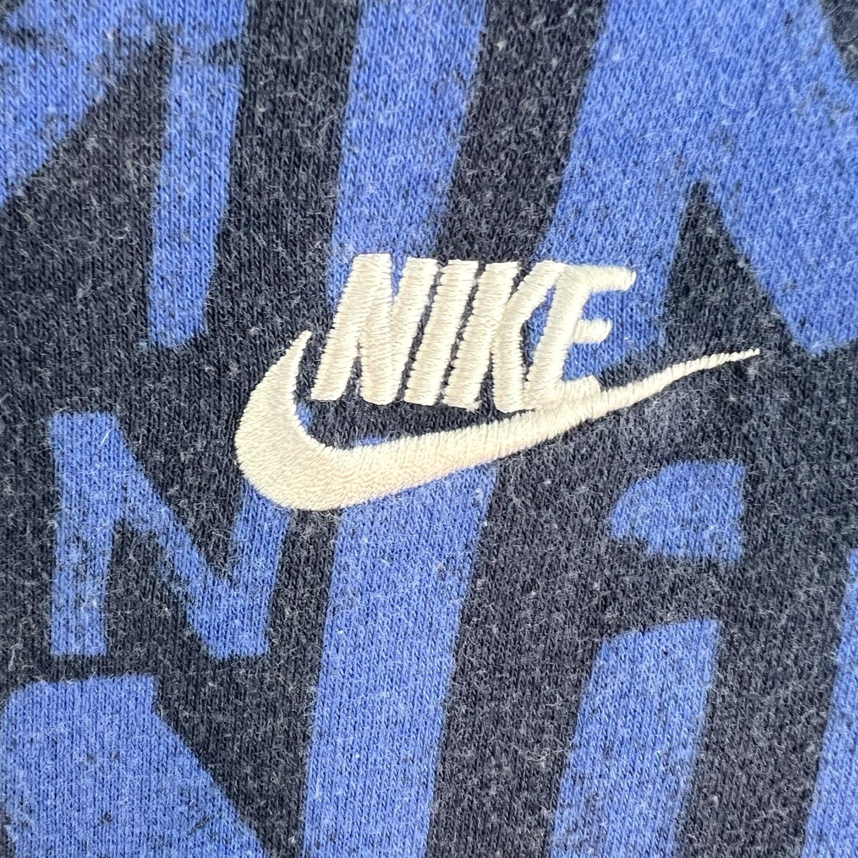 Nike Nike Club Print AOP Hooded Sweatshirt Mens Size S Blue Size US S / EU 44-46 / 1 - 2 Thumbnail