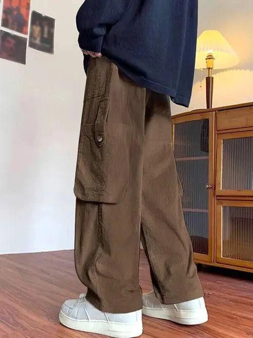 Vintage Brown Cargo Corduroy Pants Size US 32 / EU 48 - 3 Thumbnail