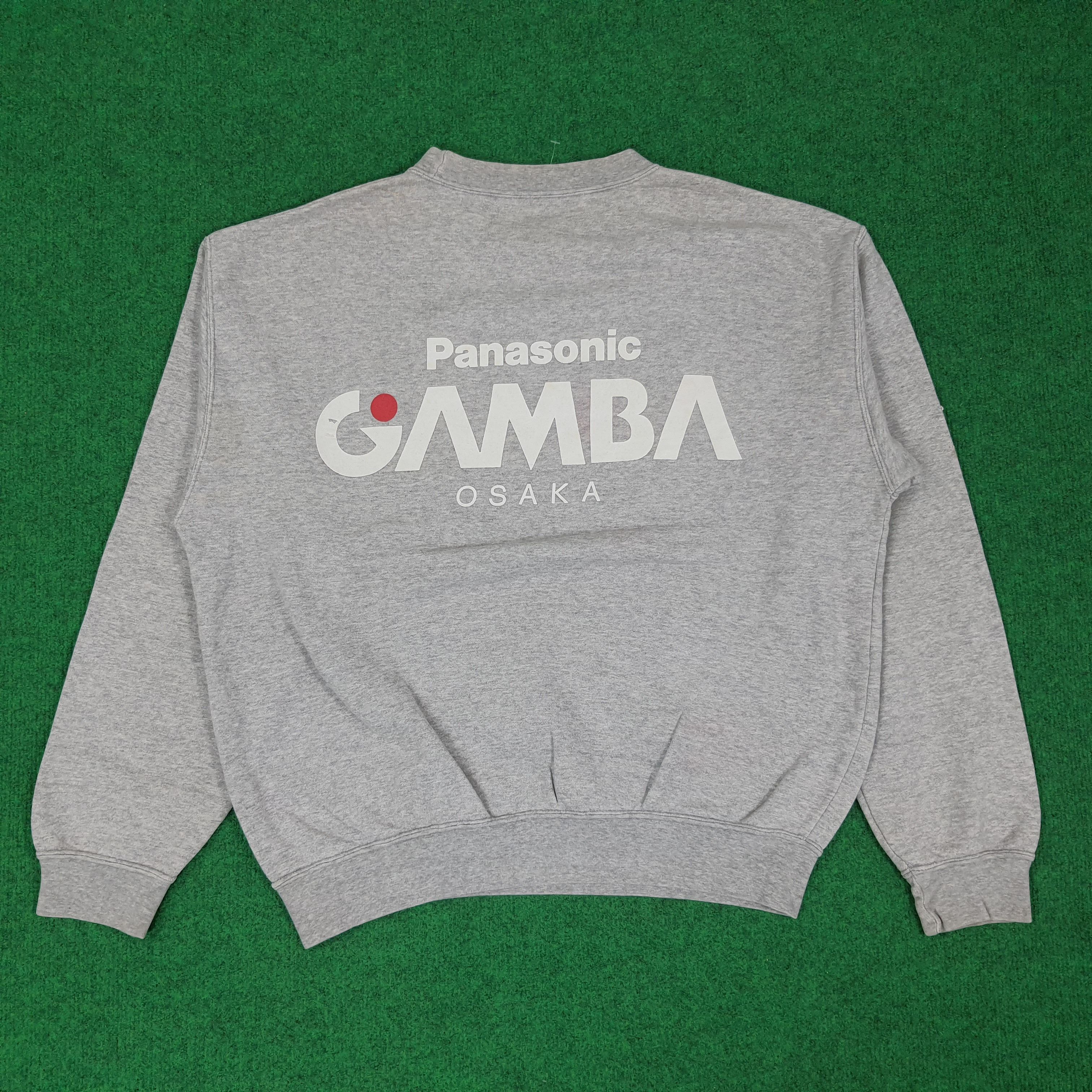 Japanese Brand Vintage Panasonic GAMBA Osaka Streetwear Sweatshirt C237N18 Size US L / EU 52-54 / 3 - 1 Thumbnail