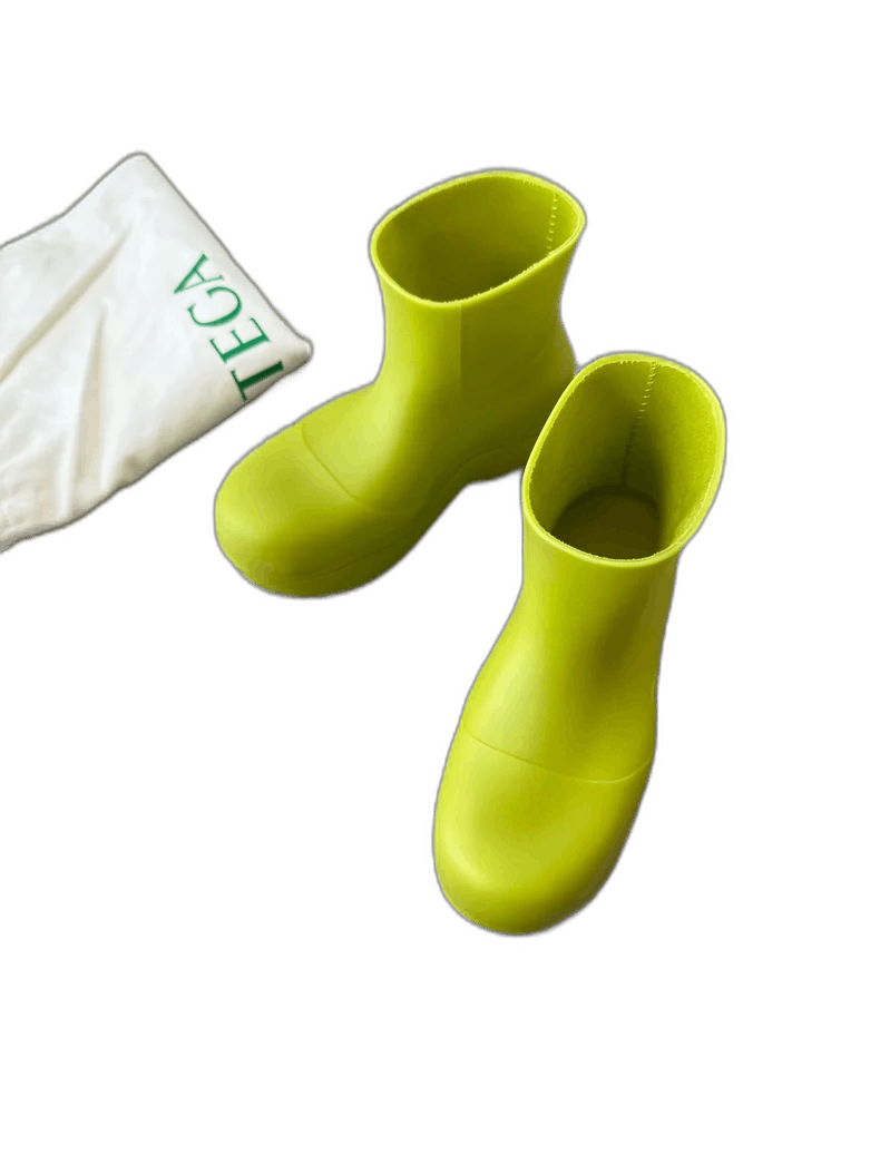 Bottega Veneta Bottega Veneta Green Rain Boots-yf Size US 5 / EU 37 - 1 Thumbnail