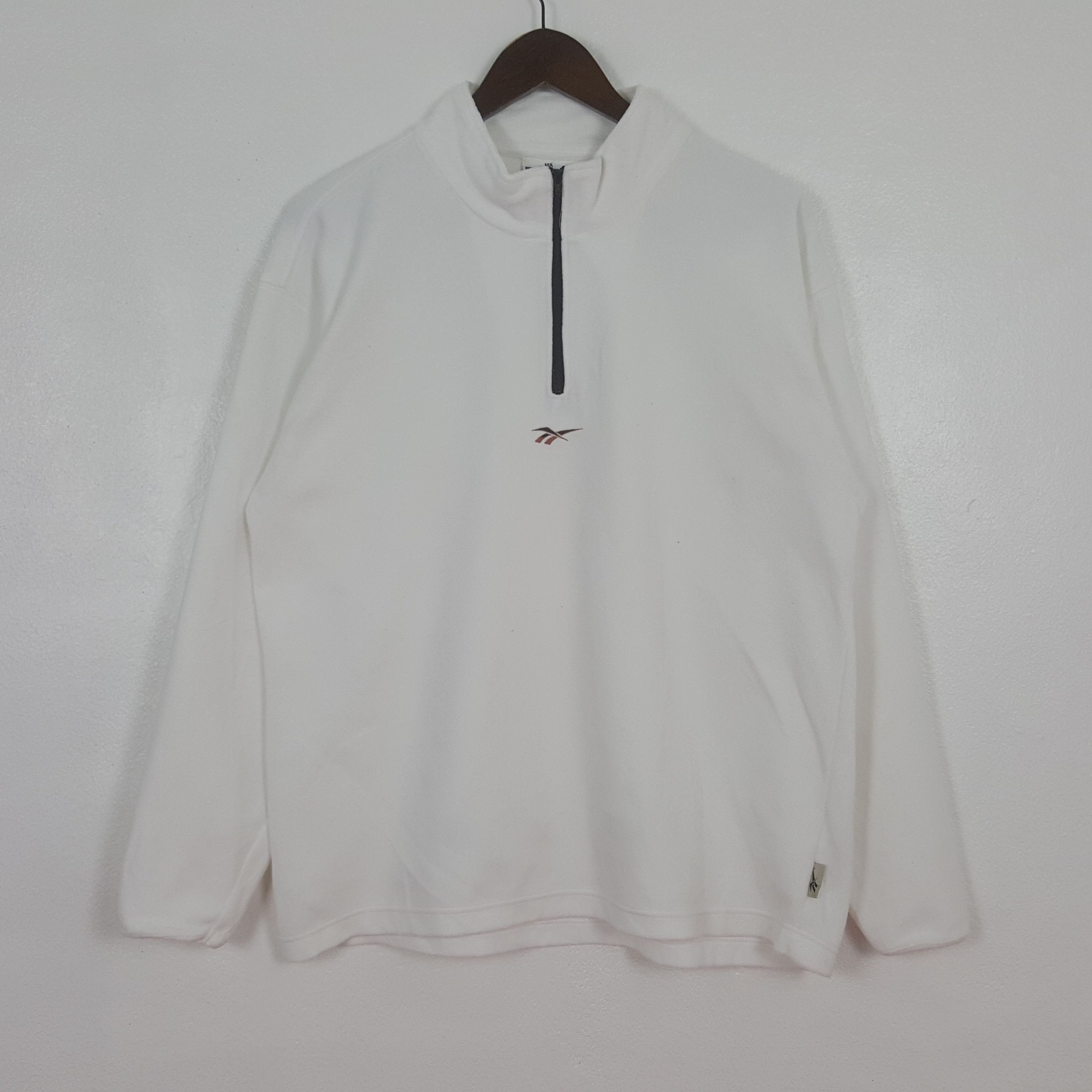 Reebok Vintage Reebok Half Zipper Sweatshirt Size US M / EU 48-50 / 2 - 1 Thumbnail