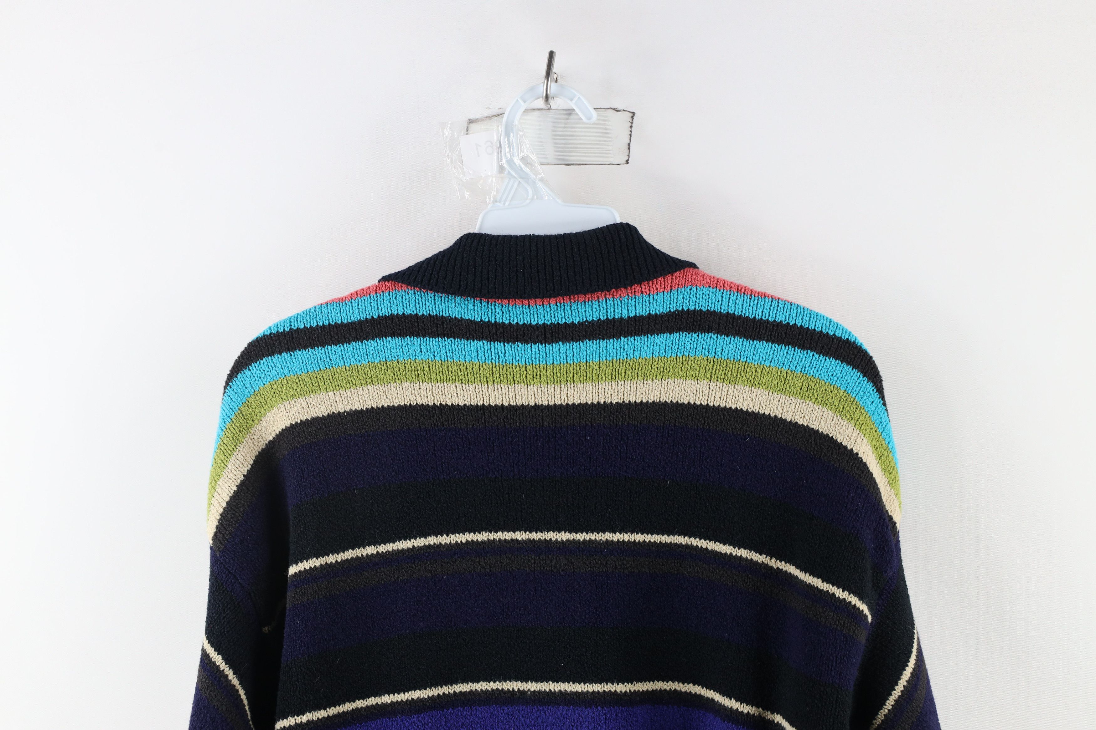 Vintage Vintage 90s Streetwear Knit Collared Half Zip Sweater Size M / US 6-8 / IT 42-44 - 8 Thumbnail