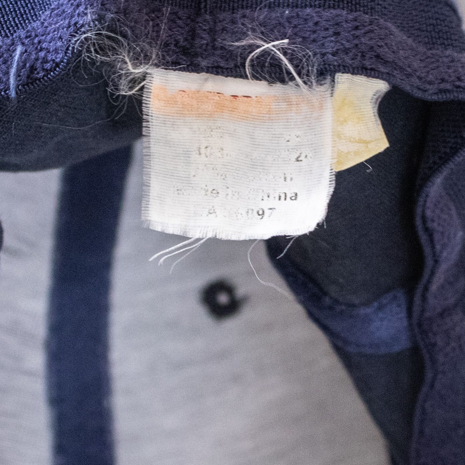Japanese Brand Vintage 1990's Mission BMX Fitted Faded Denim Fitted Hat Size ONE SIZE - 5 Thumbnail