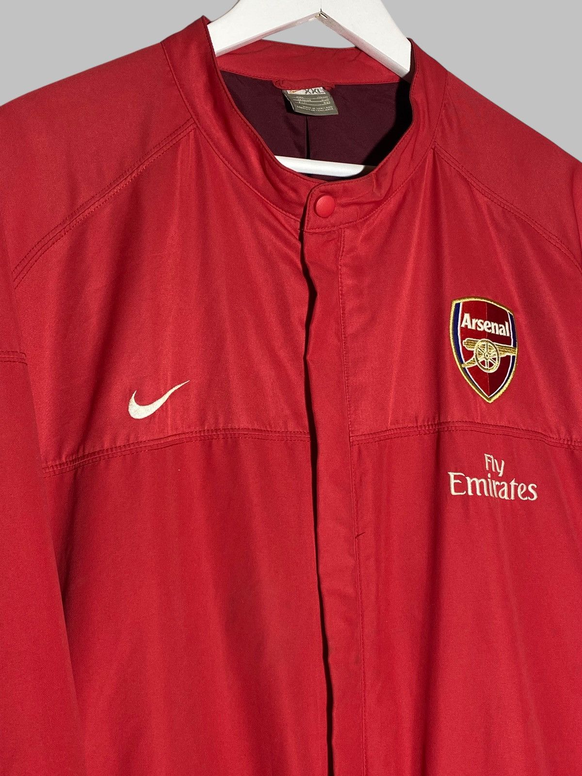 Nike Vintage Nike Arsenal Track Jacket Rare Streetwear Size US XXL / EU 58 / 5 - 3 Thumbnail