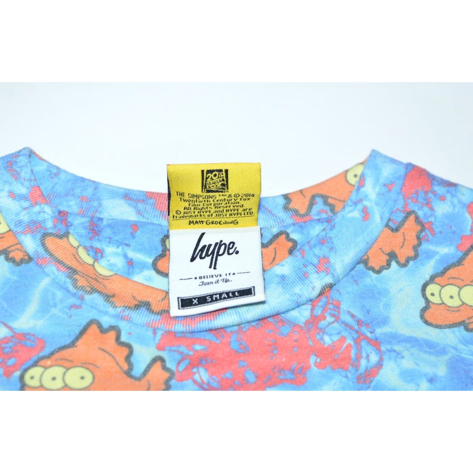 Vintage Hype x Simpsons Sweatshirt Size XS Three Eyed Fish 2014 LS Top Men's Size US XS / EU 42 / 0 - 5 Thumbnail