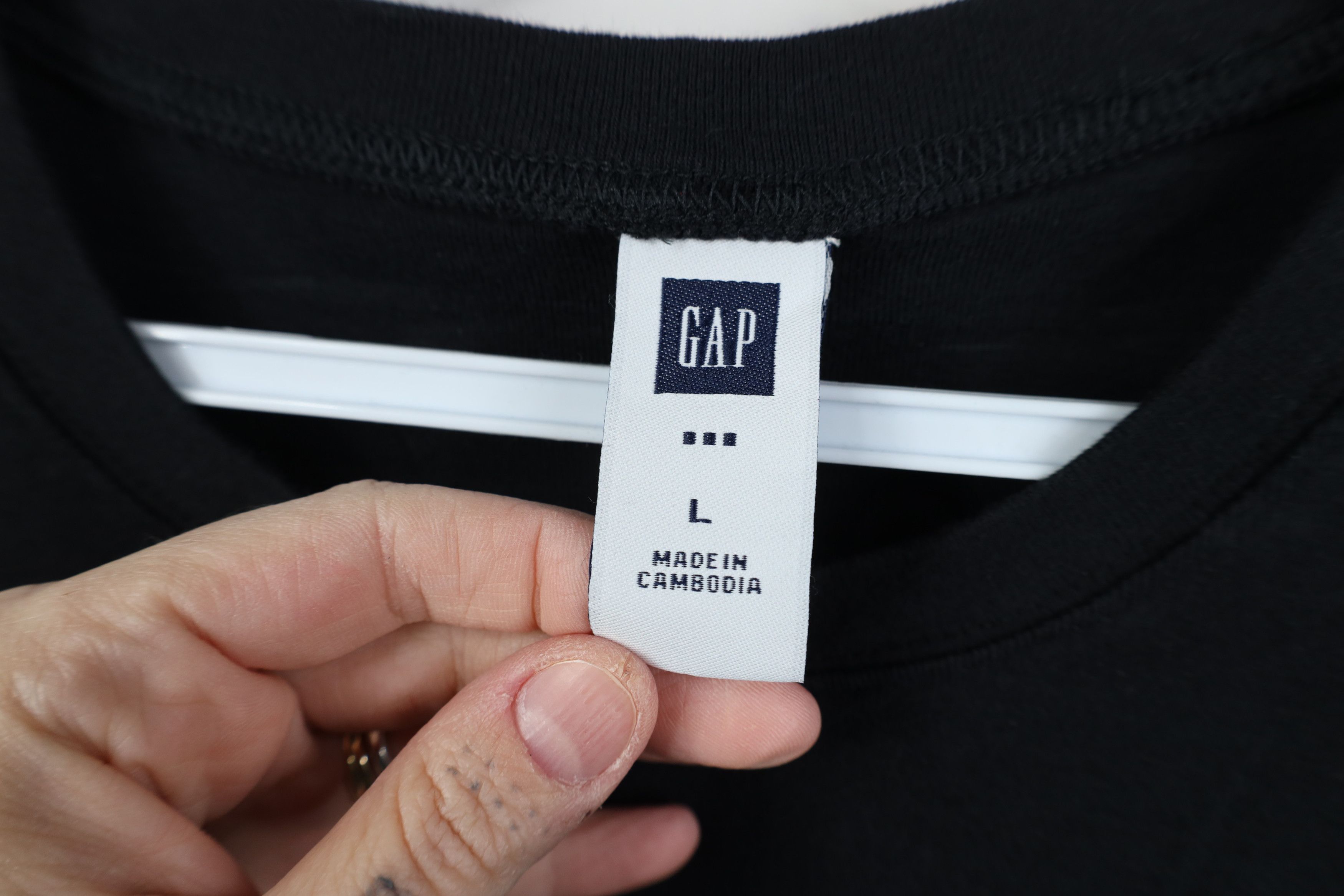 Gap Vintage Y2K Gap Sequin Babydoll Ribbed Knit Cropped T-Shirt Size L / US 10 / IT 46 - 9 Thumbnail