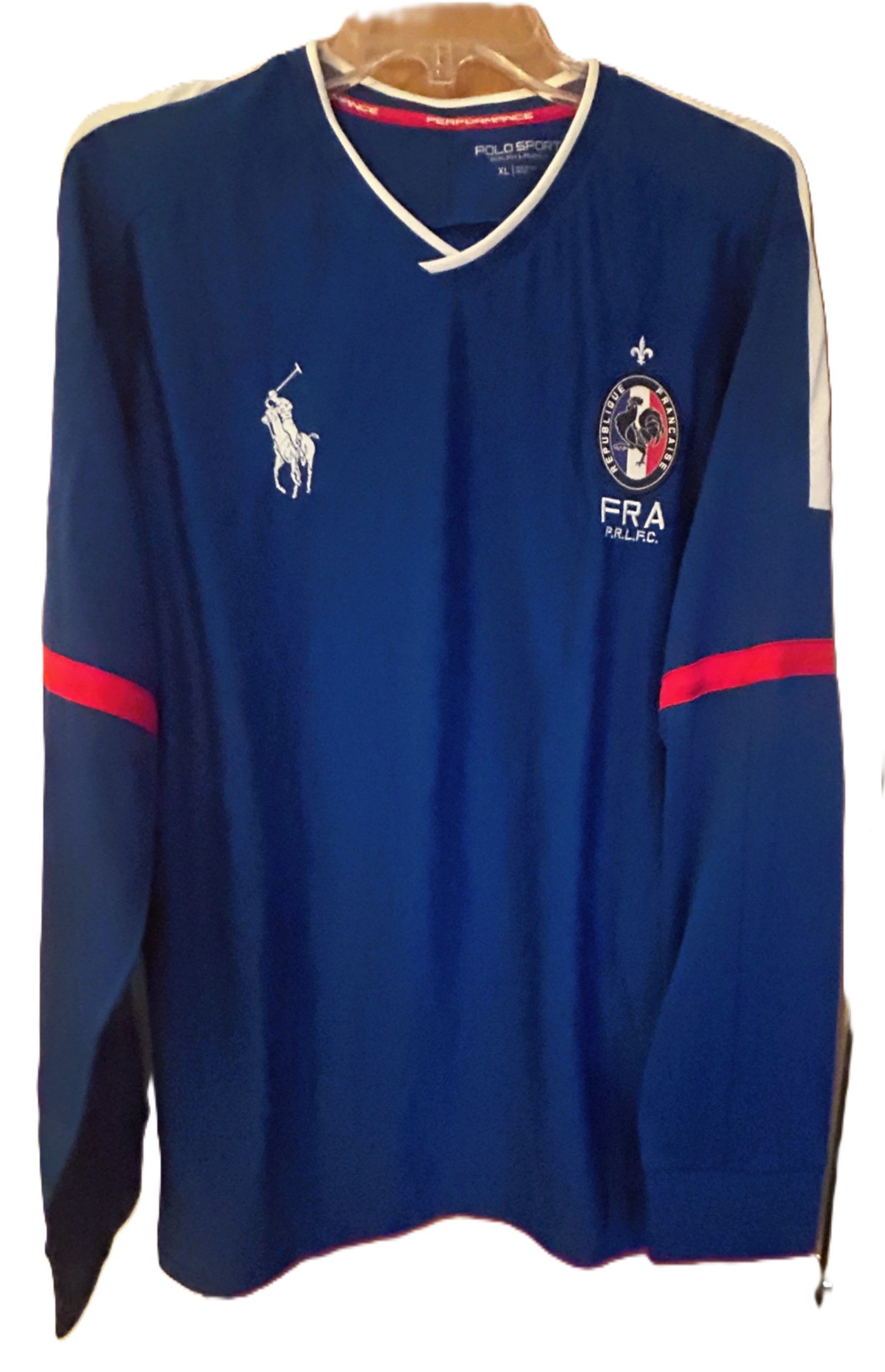 Polo Ralph Lauren Polo Sport Ralph Lauren France FRA 3 Jersey XL Blue NWT Size US XL / EU 56 / 4 - 6 Thumbnail