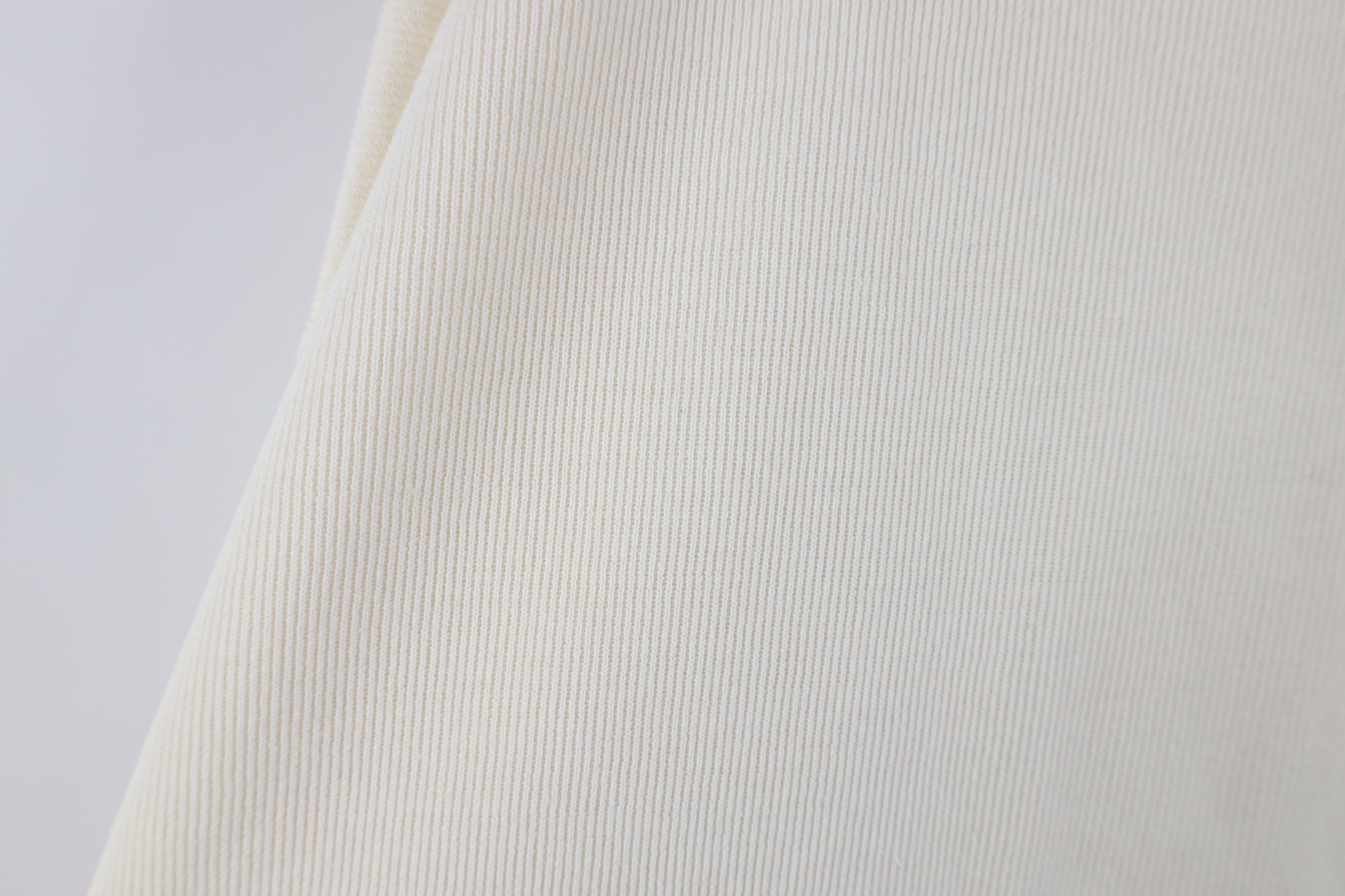 Express × Vintage Vintage 90s Express Ribbed Knit 3/4 Sleeve T-Shirt Cream Size XL / US 12-14 / IT 48-50 - 6 Thumbnail
