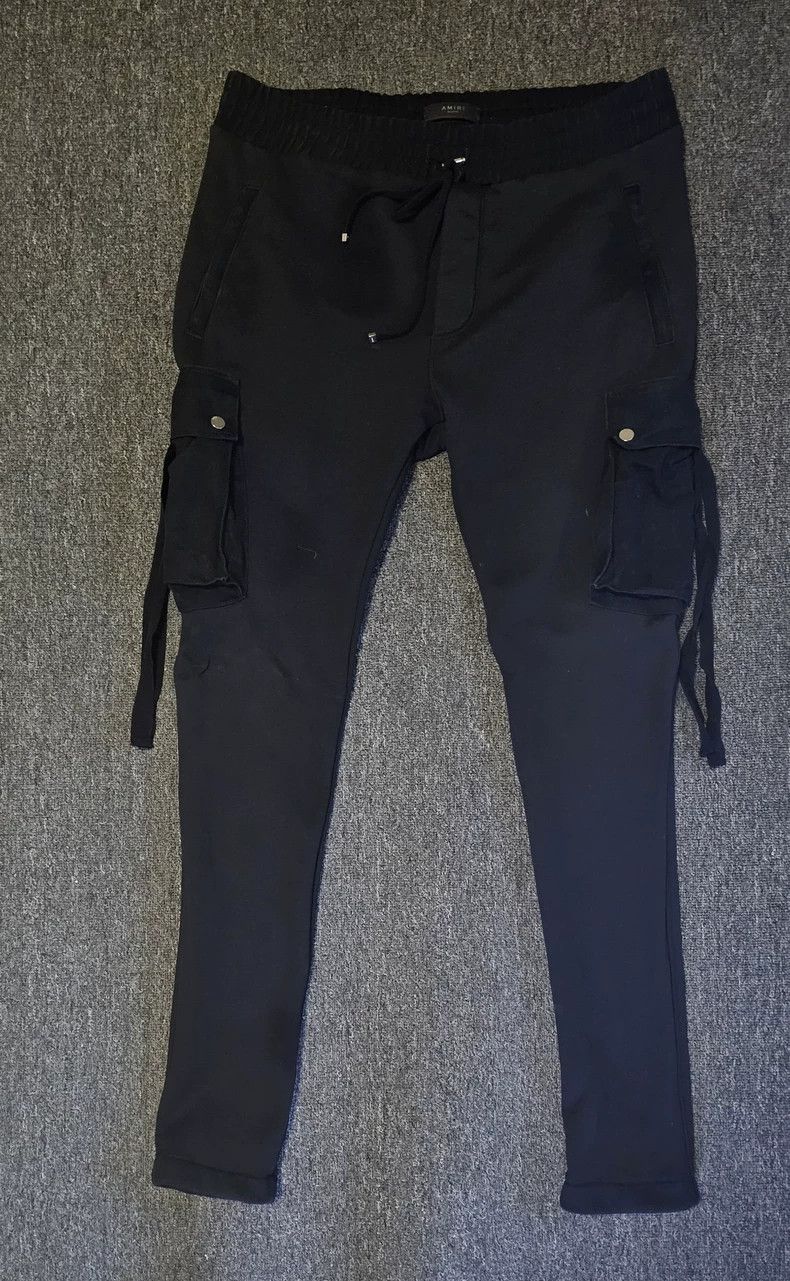 Amiri Amiri Cargo Sweatpants Black XL-yf Size US 36 / EU 52 - 1 Thumbnail