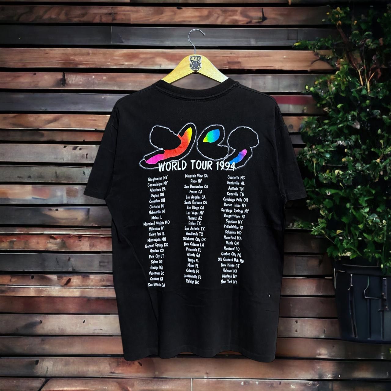 Band Tees × Vintage Vintage 90s YES Talk Tour 1994 Band Tshirt Size US L / EU 52-54 / 3 - 2 Thumbnail