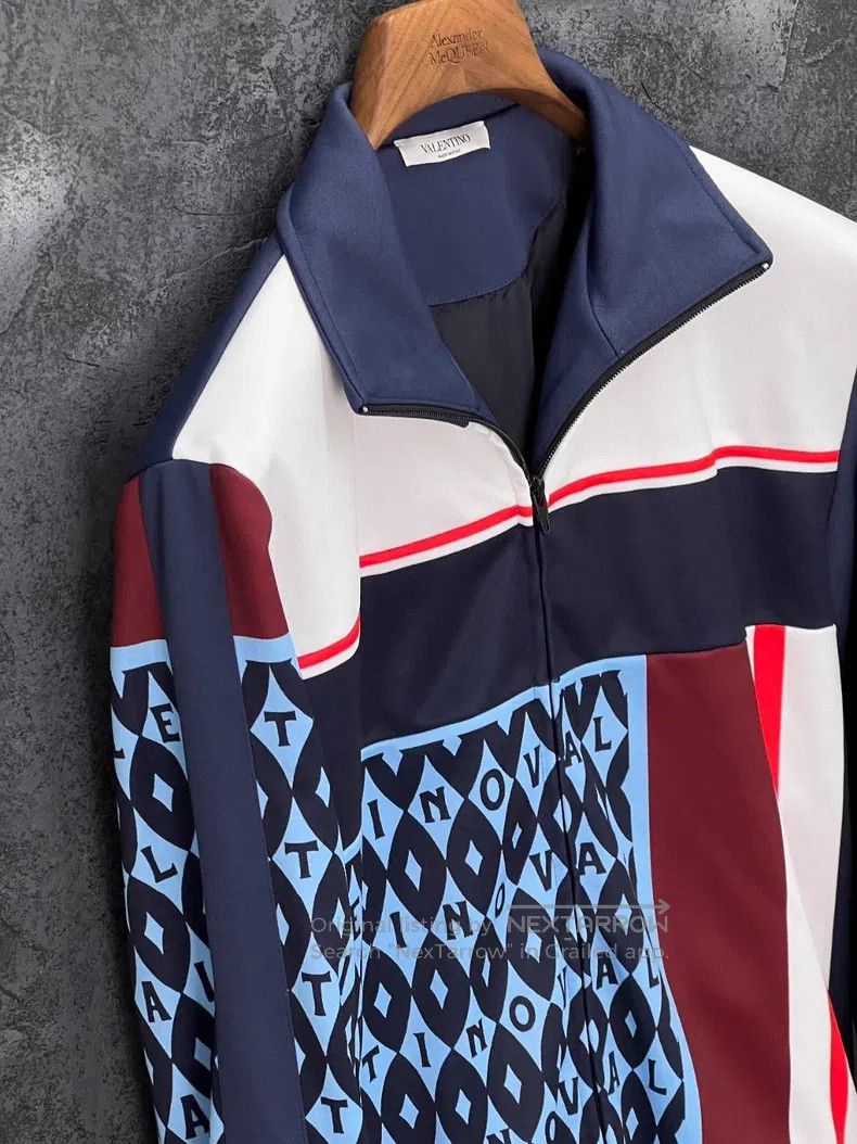Valentino Valentino Color-blocked print casual jacket Size US XS / EU 42 / 0 - 6 Thumbnail
