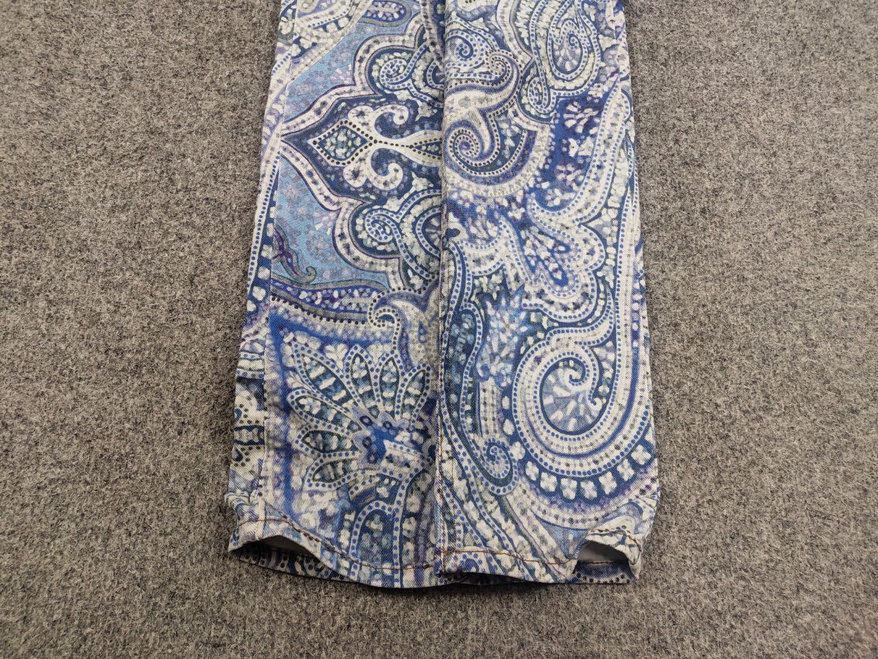 Etro Etro Milano Design Art Pattern Paisley Slim Fit Denim Jeans Size 30" / US 8 / IT 44 - 6 Thumbnail