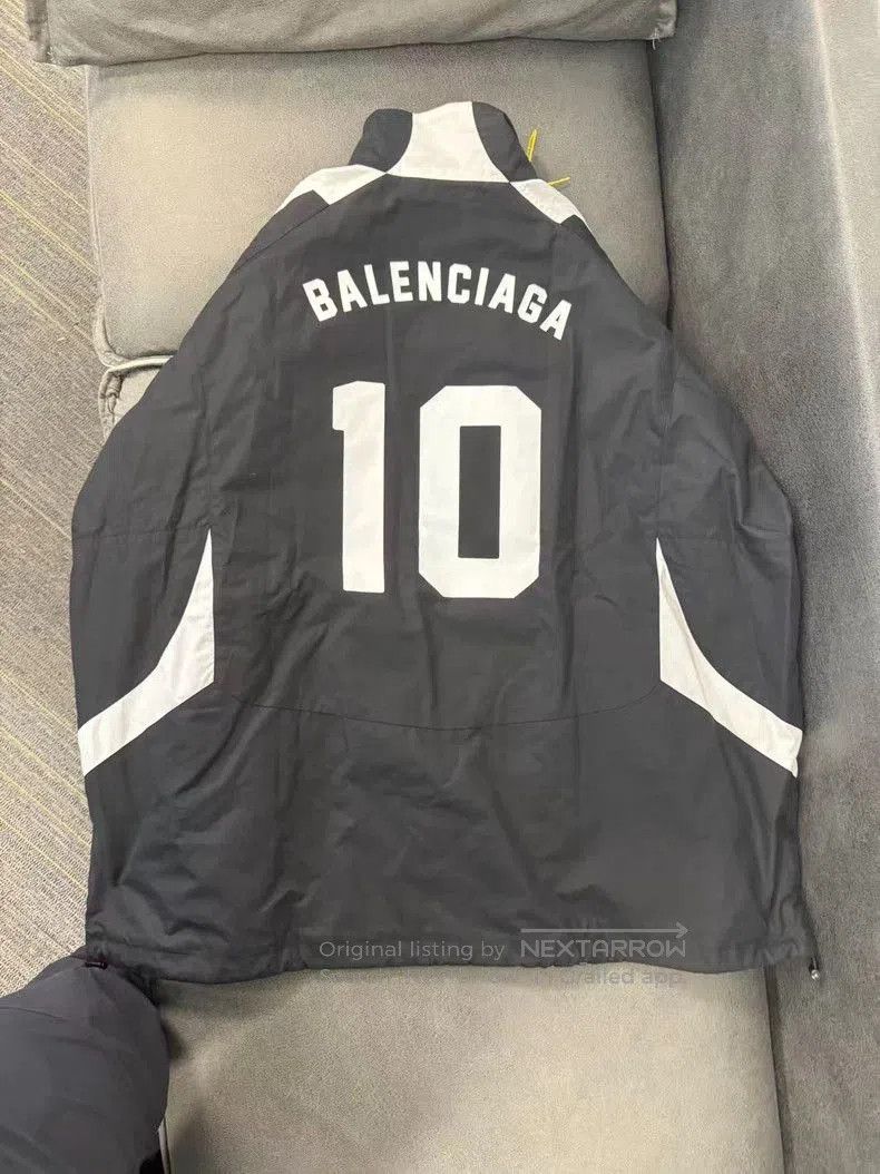 Balenciaga Balenciaga Soccer Embroidered Windbreaker Jacket. Size US M / EU 48-50 / 2 - 2 Thumbnail